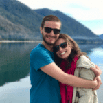 image of couple hugging
